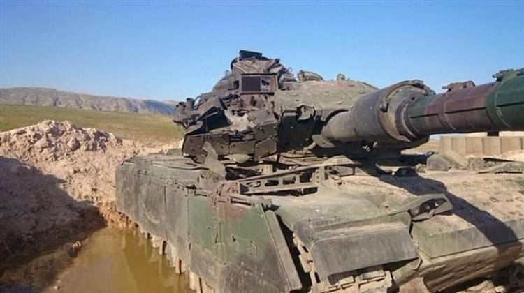 Saldırıya uğrayan Türk tankı affetmedi