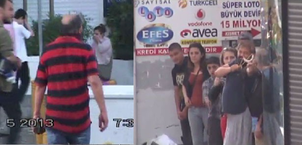 Ünlü oyuncu Taksim'de polise saldırdı