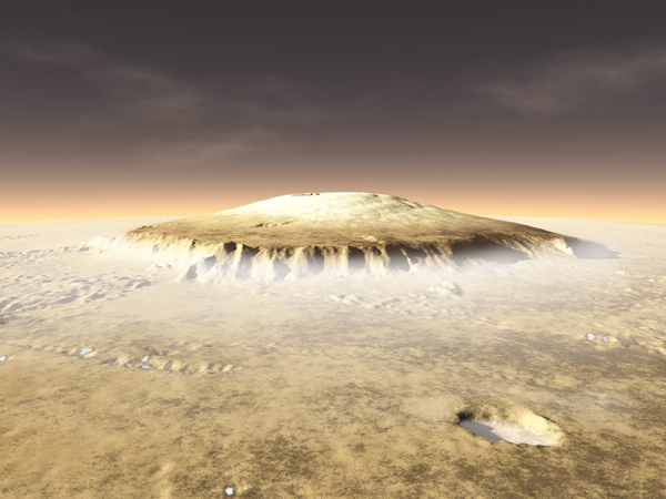 Güneş Sisteminde Bir Dev Volkan: “Olympus Mons” 24 Km