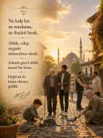 İnsan olmaya geldik...