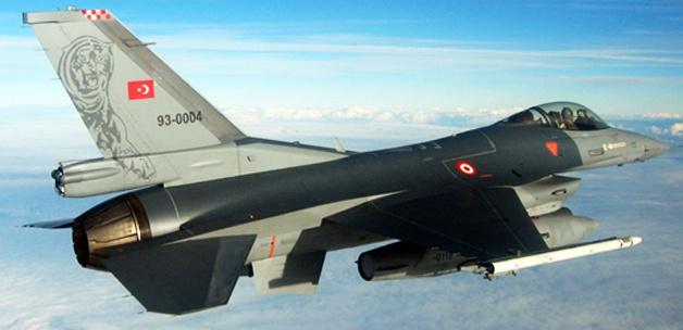 Türk savaş uçakları musul üzerinde